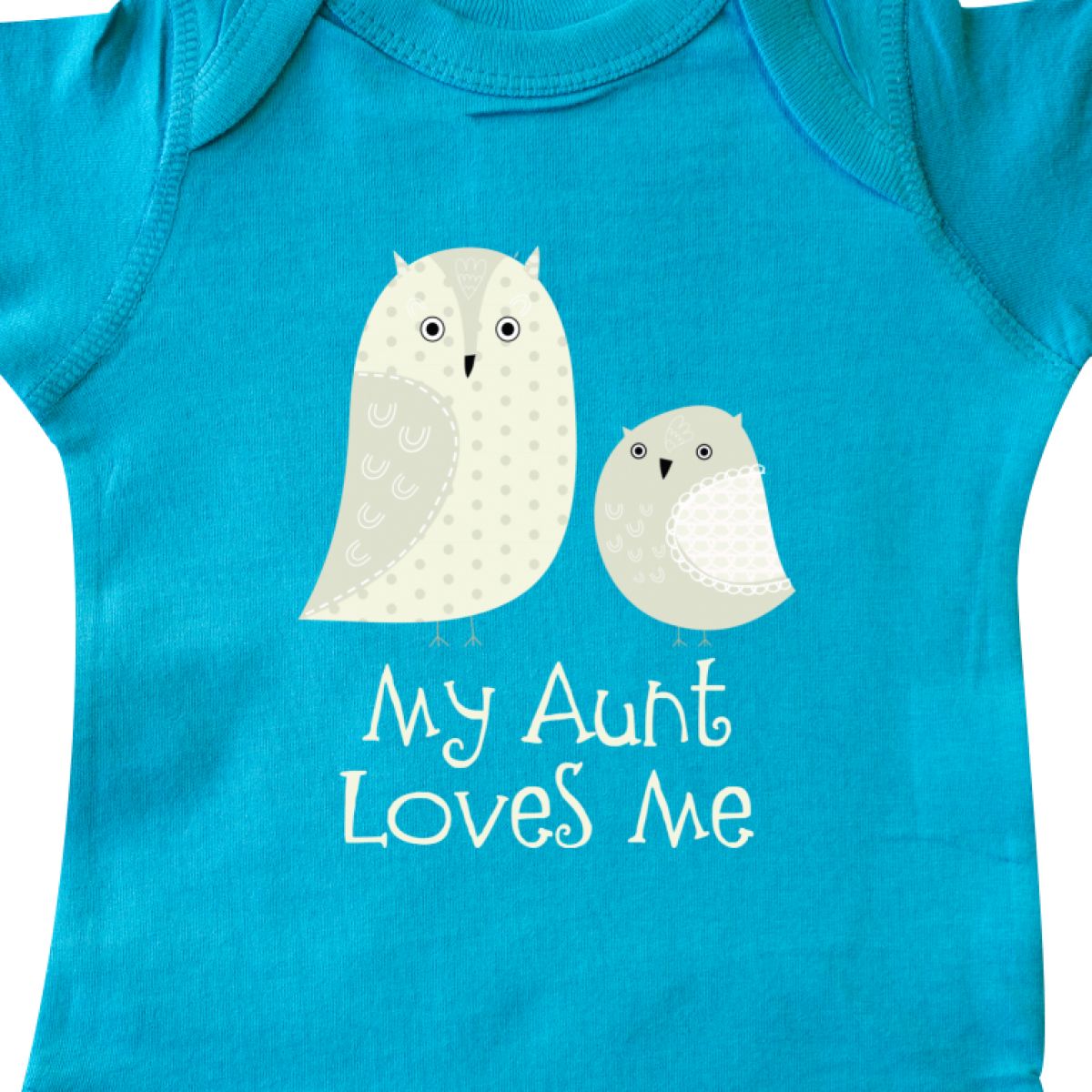 Inktastic Aunt Loves Me Owls Infant Creeper From Family Cute Childs Kids I Love