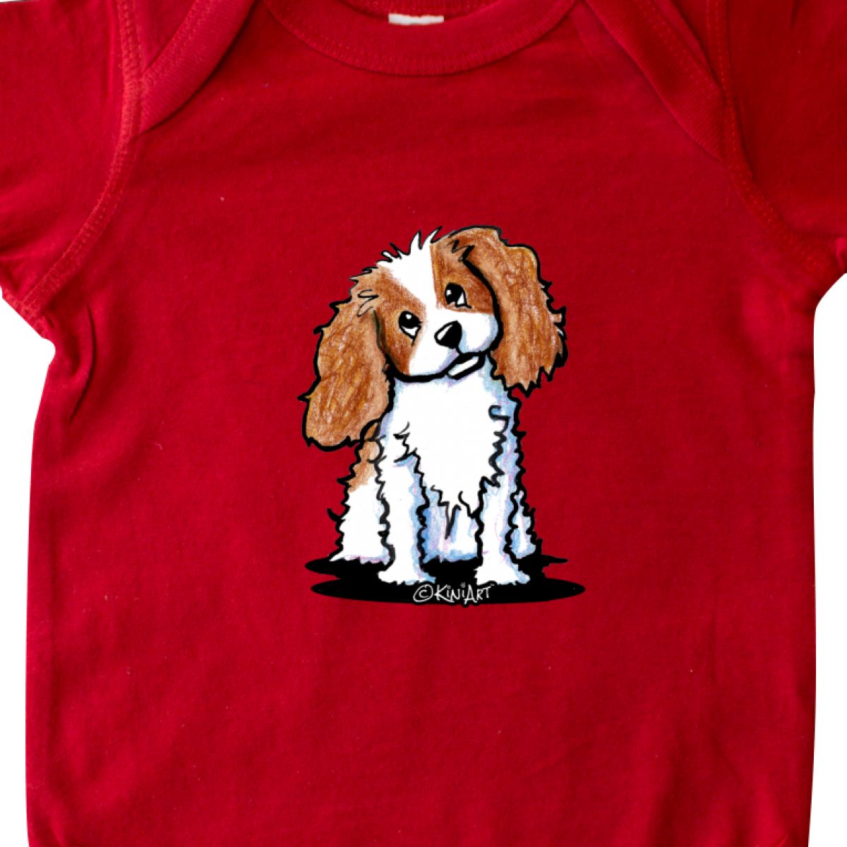 KiniArt Ckc King Charles Dog Toy Inktastic KC Cavalier Spaniel Infant Creeper