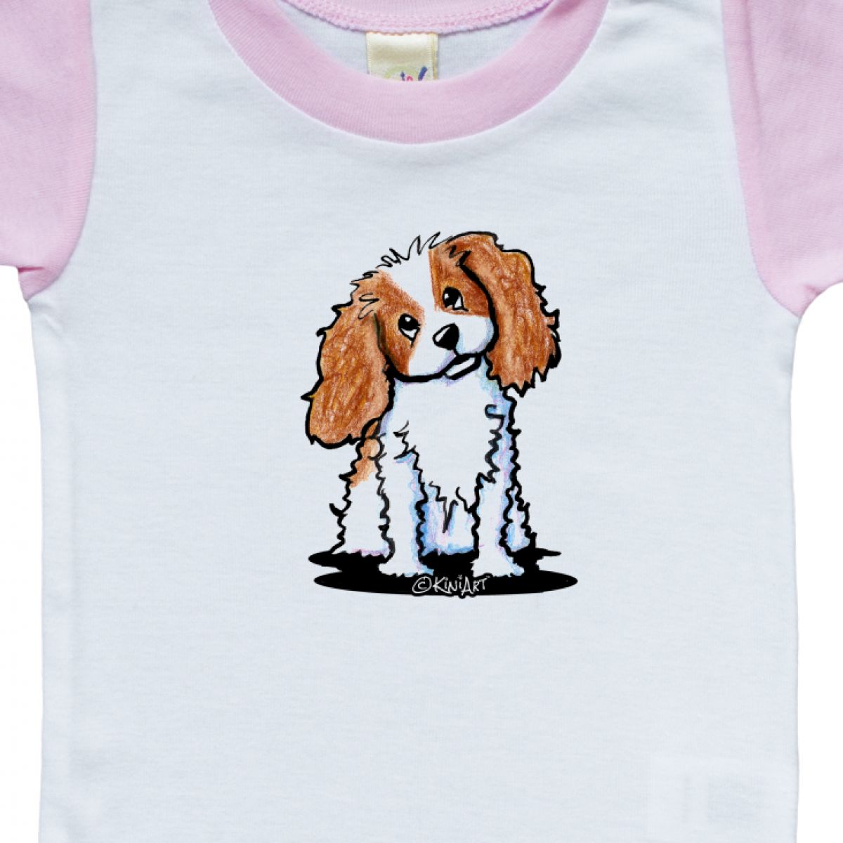 KiniArt Ckc King Charles Dog Toy Inktastic KC Cavalier Spaniel Infant Creeper