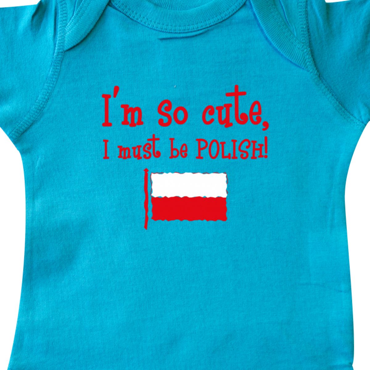 Inktastic So Cute Polish Infant Creeper Im Poland Flag Polska Polski French