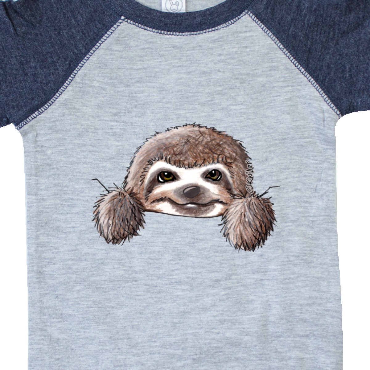 Inktastic KiniArt Sloth Infant Creeper KiniArt Cute Cartoon Art Pocket Rabbit