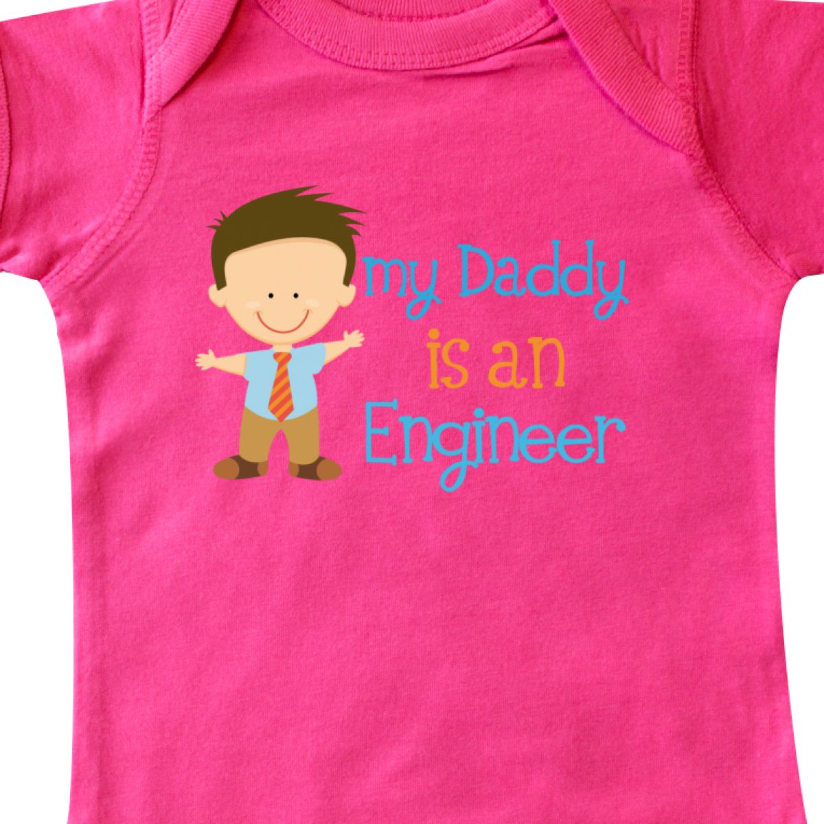 Inktastic My Daddy Is An Engineer Infant Creeper Dad Engineering Cute Kids Job