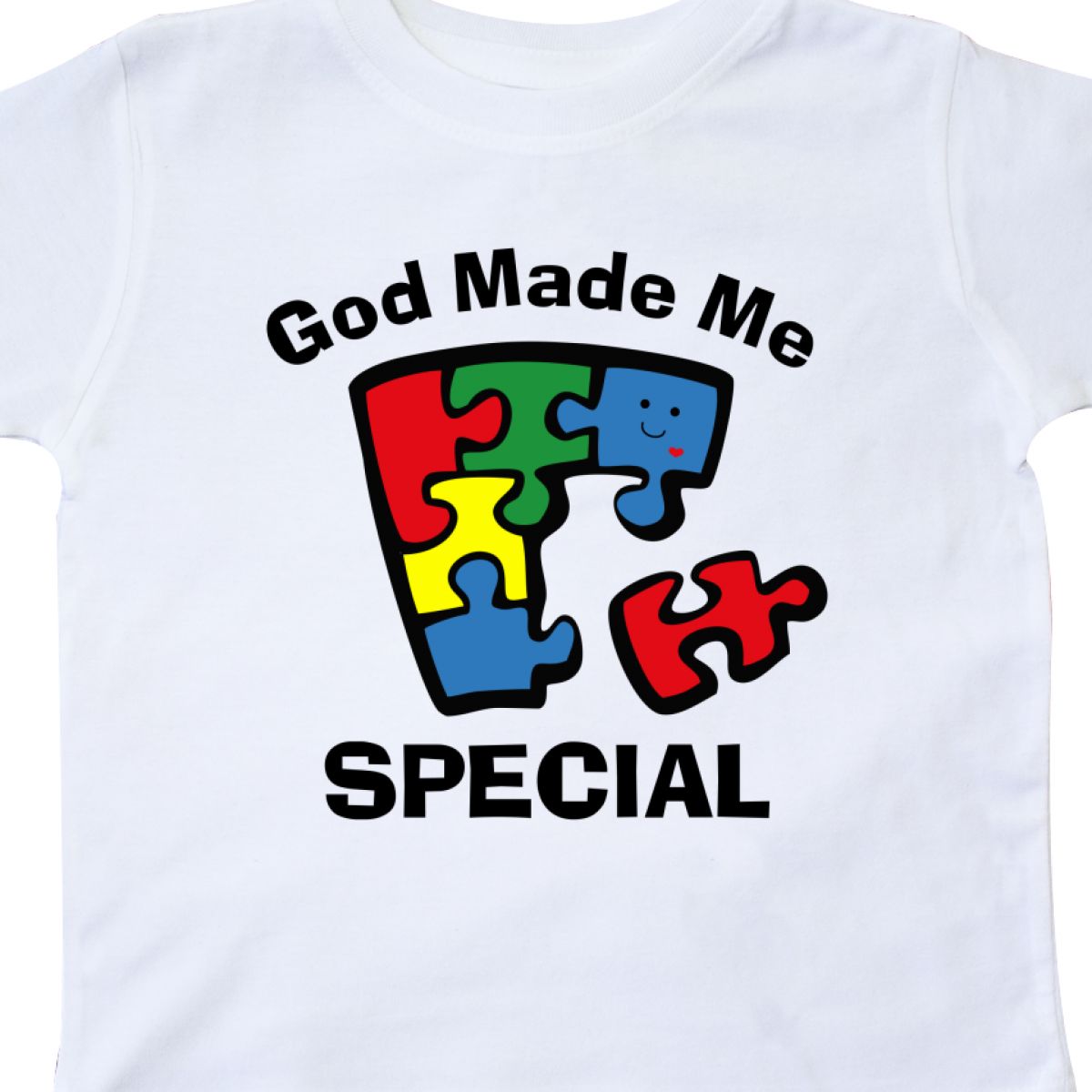 Inktastic Autism God Made Me Special Toddler T-Shirt Awareness Jigsaw Puzzle Im