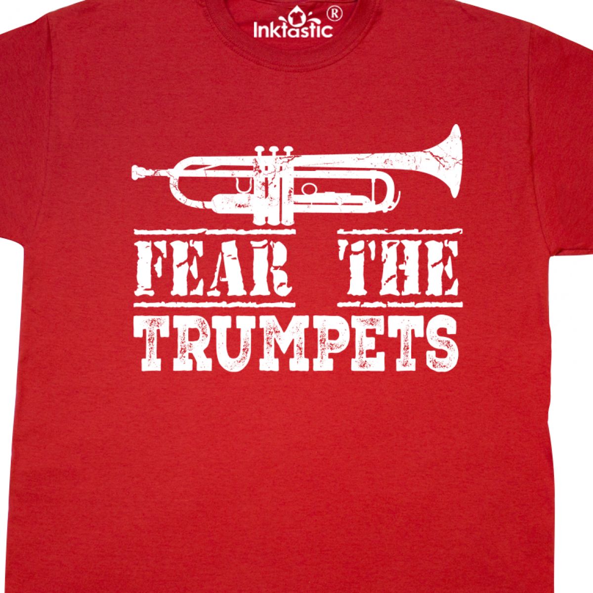 Inktastic Fear The Trumpets Music Funny TShirt Trumpet Player