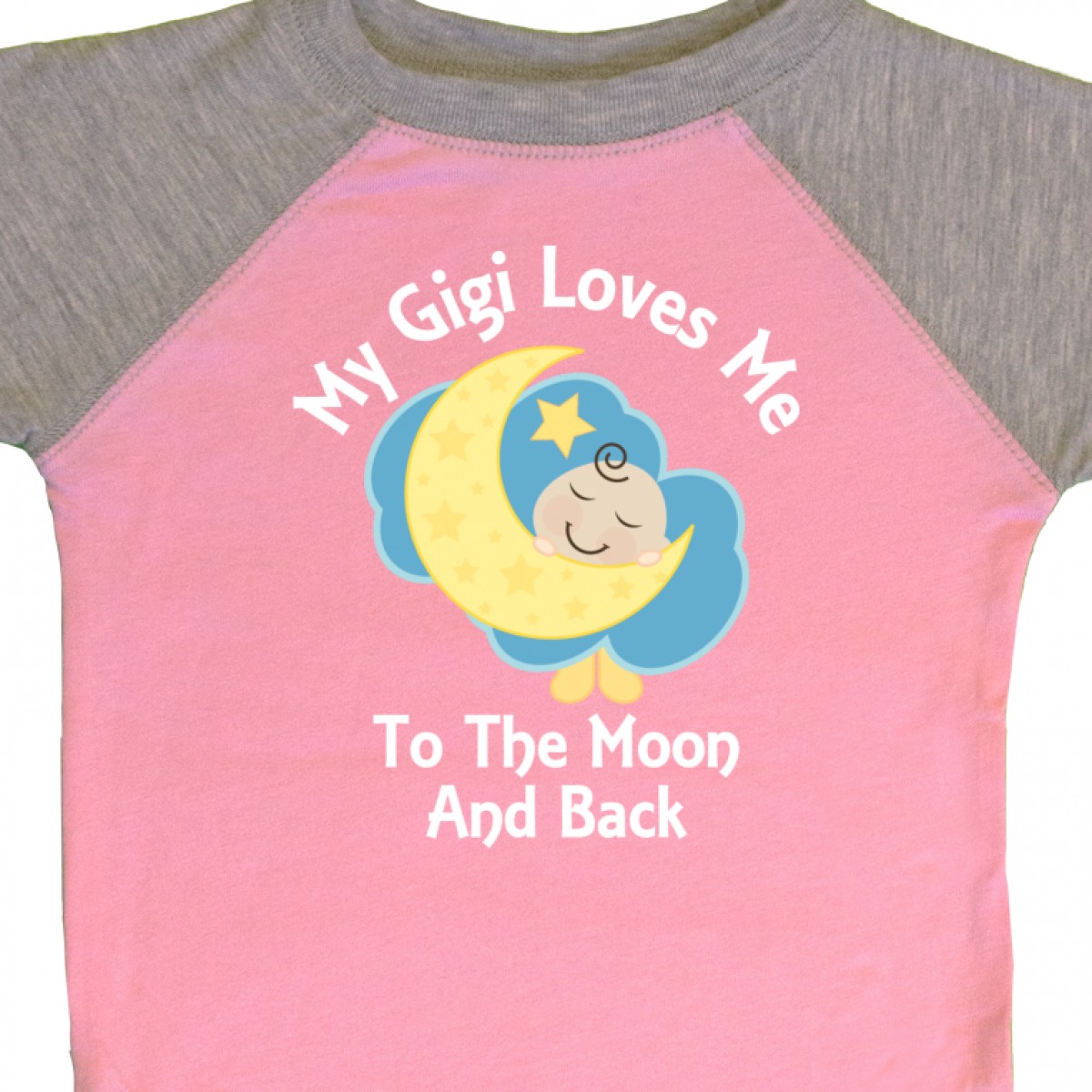 Inktastic Gigi Loves Me To The Moon And Back Infant Creeper Grandma Grandson Hws