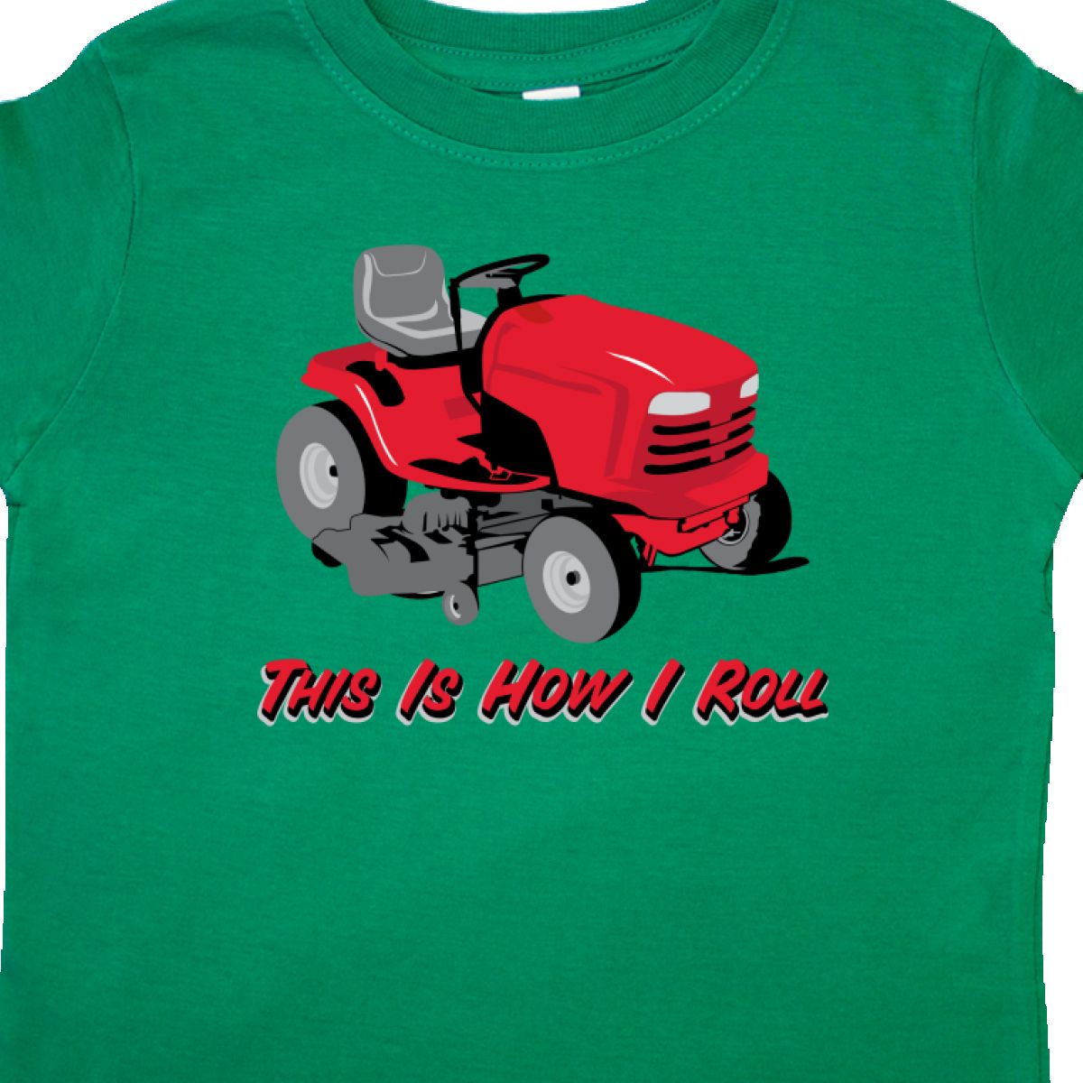 Inktastic This Is How I Roll Mower Toddler T-Shirt Lawn Gardener Landscaper Fun