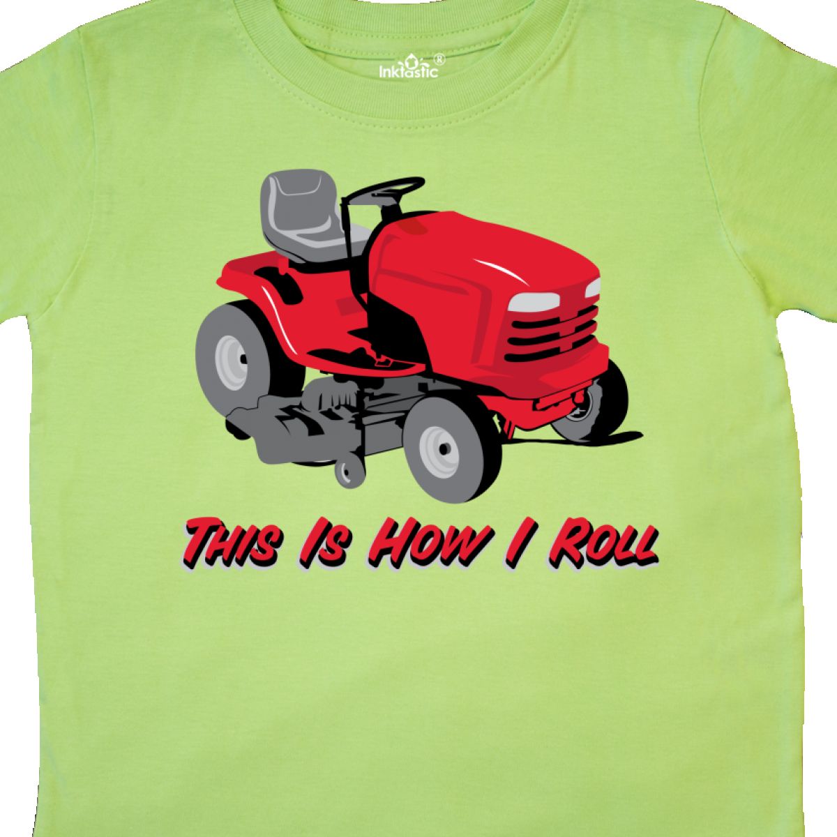 Inktastic This Is How I Roll Mower Toddler T-Shirt Lawn Gardener Landscaper Fun