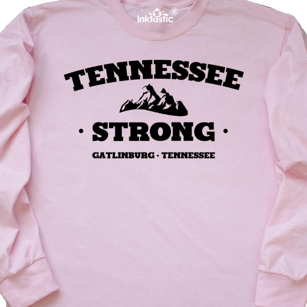 Inktastic Tennessee Strong Gatlinburg Long Sleeve T-Shirt Pray For Mens Adult