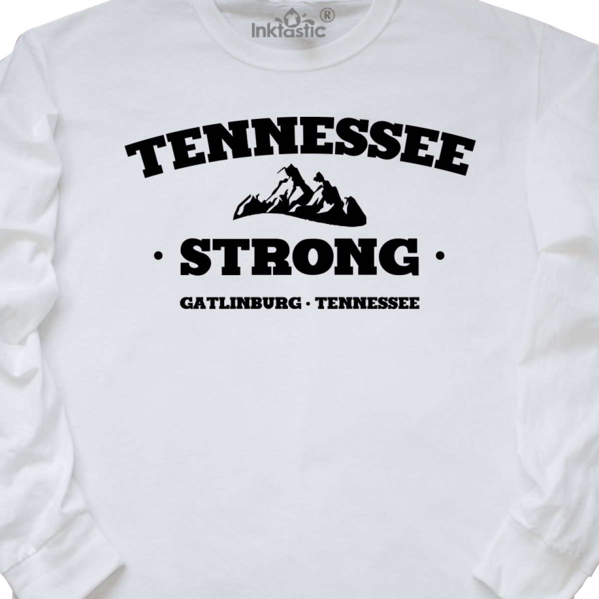 Inktastic Tennessee Strong Gatlinburg Long Sleeve T-Shirt Pray For Mens Adult