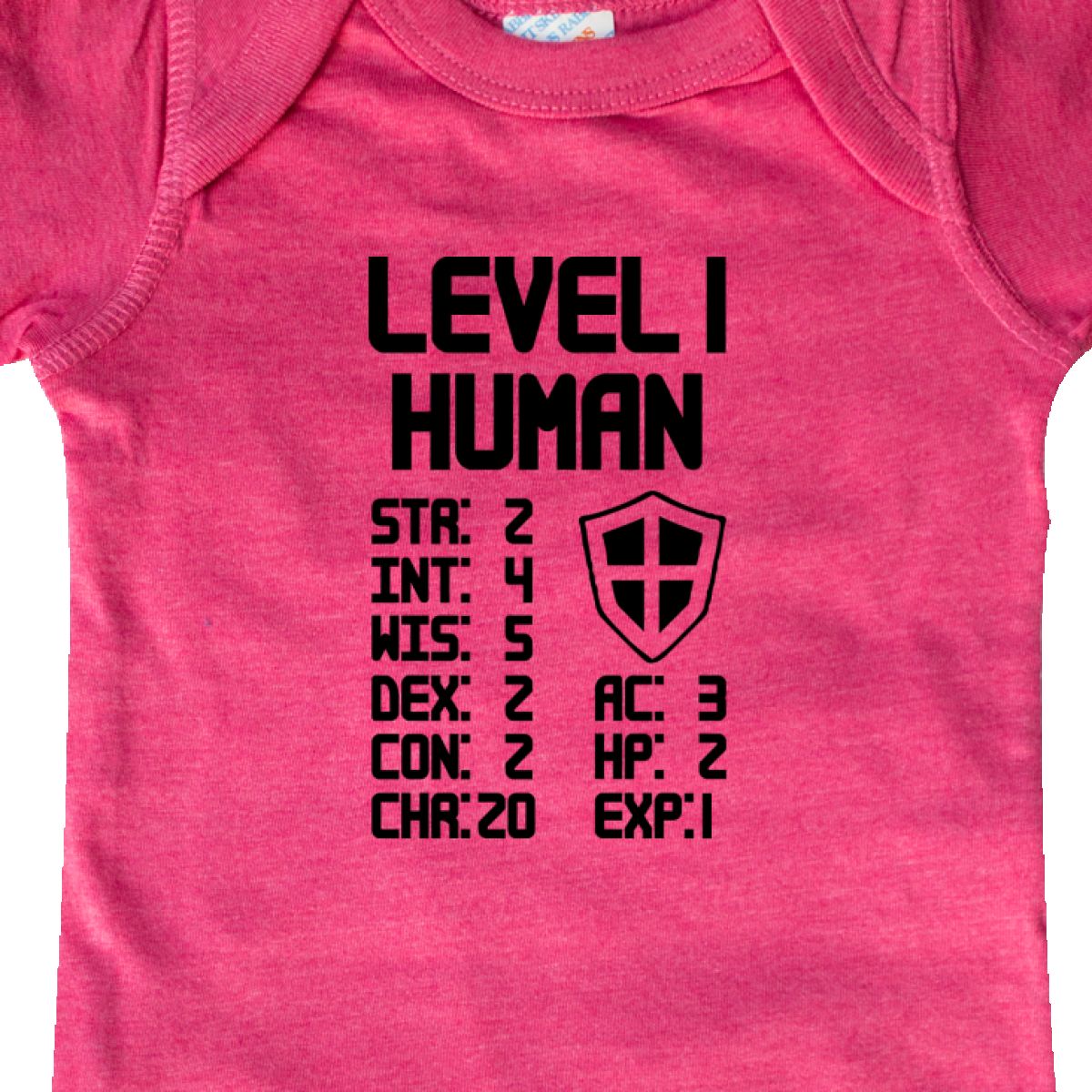 Inktastic Level 1 Human Infant Creeper Pop Culture Gamer Video Games Game Funny