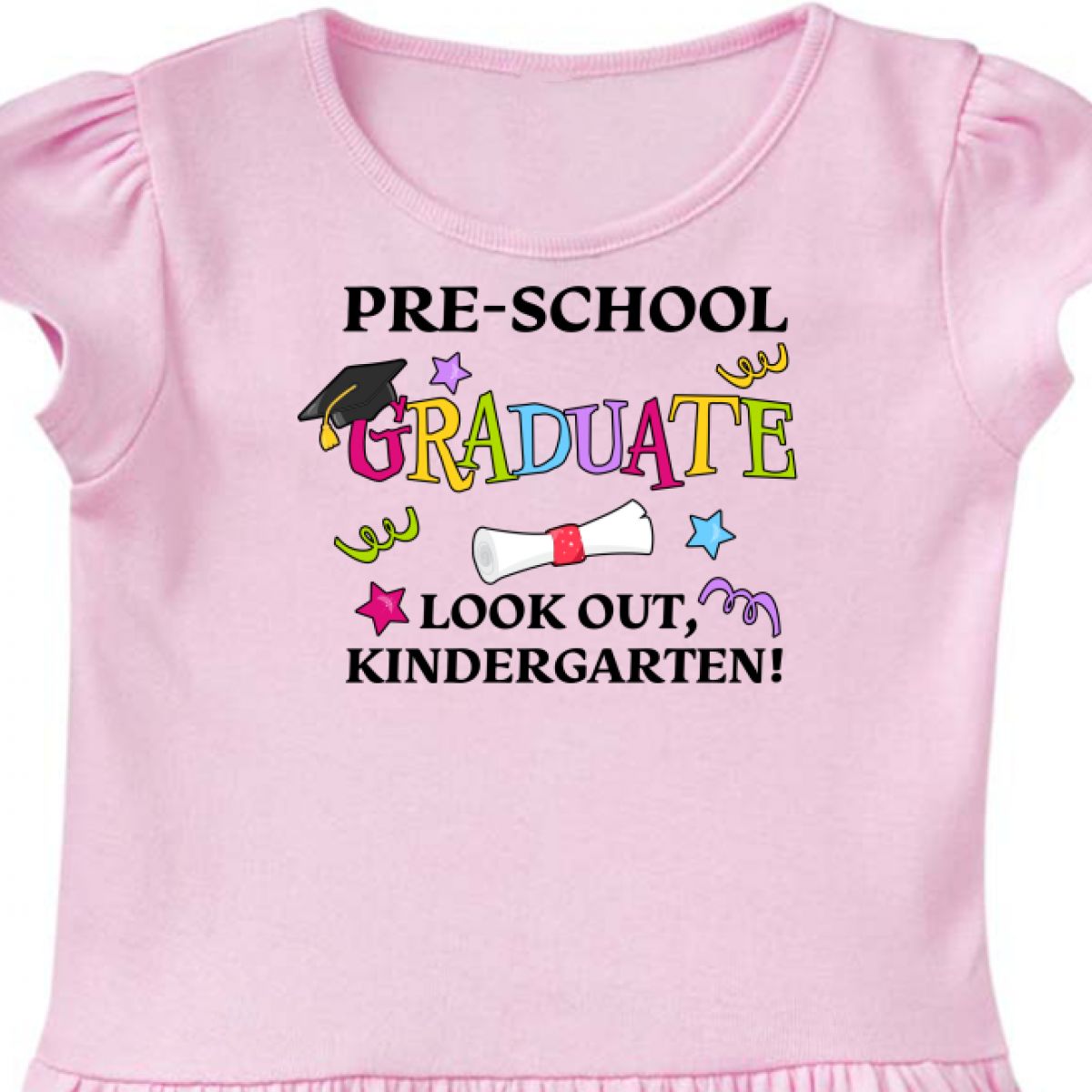 Kindergarten Toddler Dress Graduation Inktastic Pre-School Graduate Look Out 