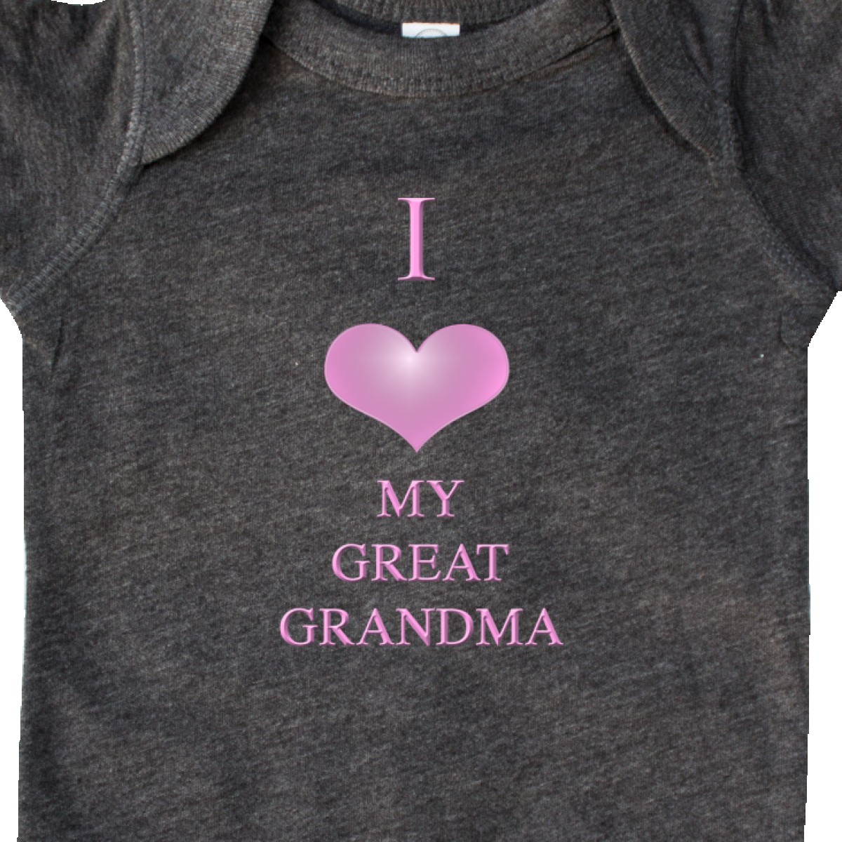 Inktastic I Love My Great Grandma Infant Creeper Heart One-piece