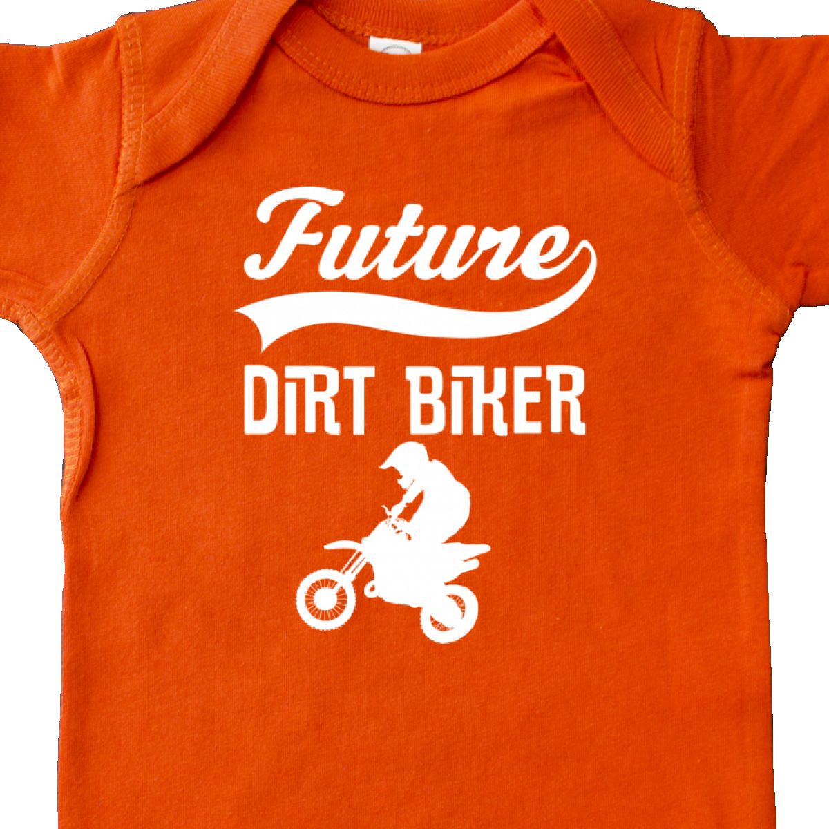 Inktastic Future Dirt Biker Off Road Sports Infant Creeper Biking Motorcycle Job