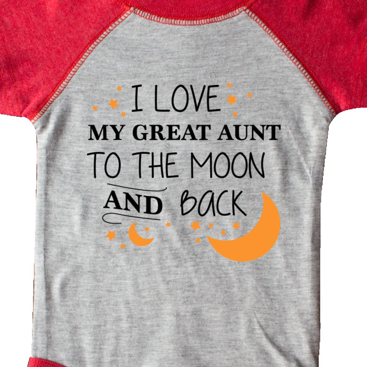 Inktastic I Love My Great Aunt To The Moon And Back Infant Creeper Family You