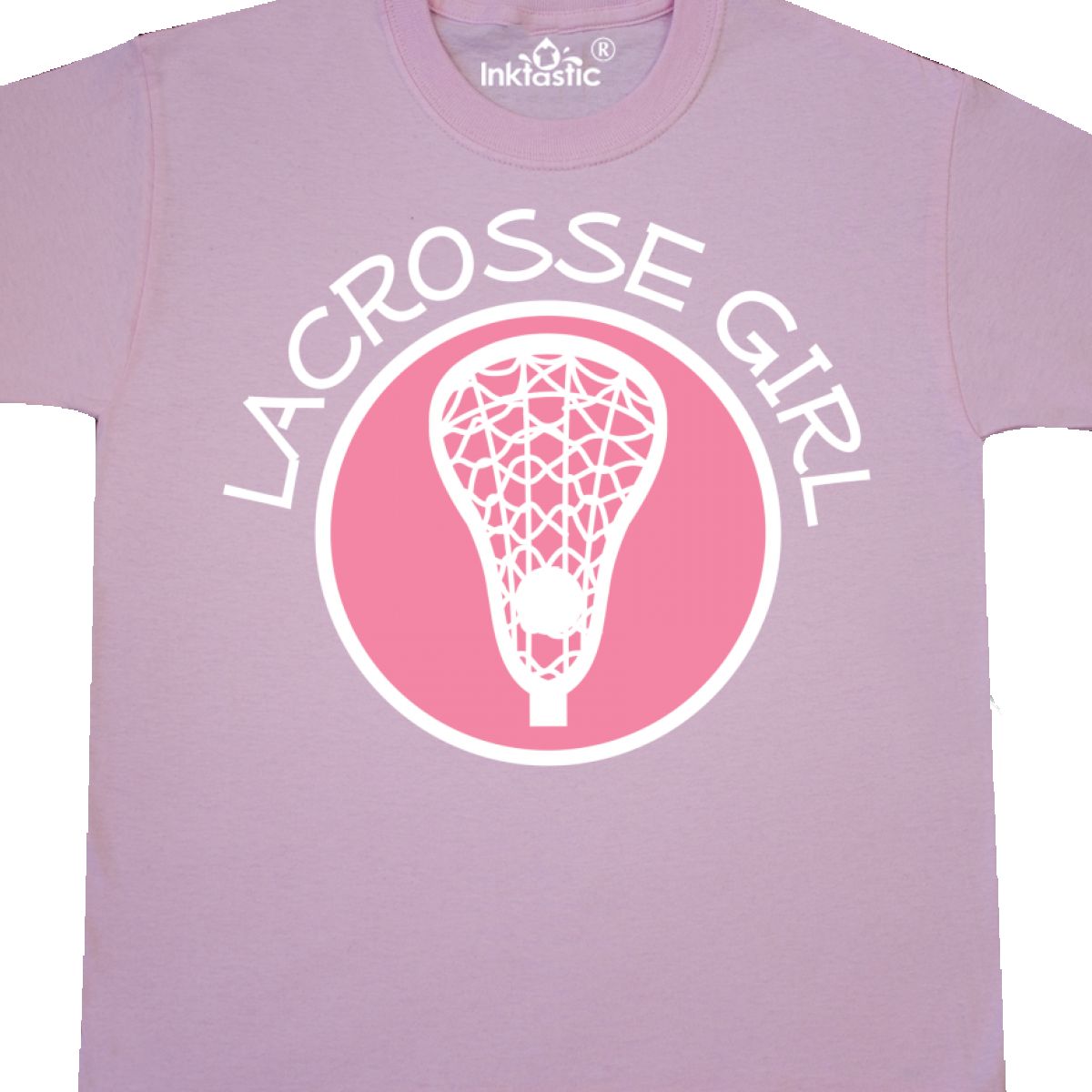 Inktastic Lacrosse Girl Sports Team Gift Youth T-Shirt Player Cute League Hobby