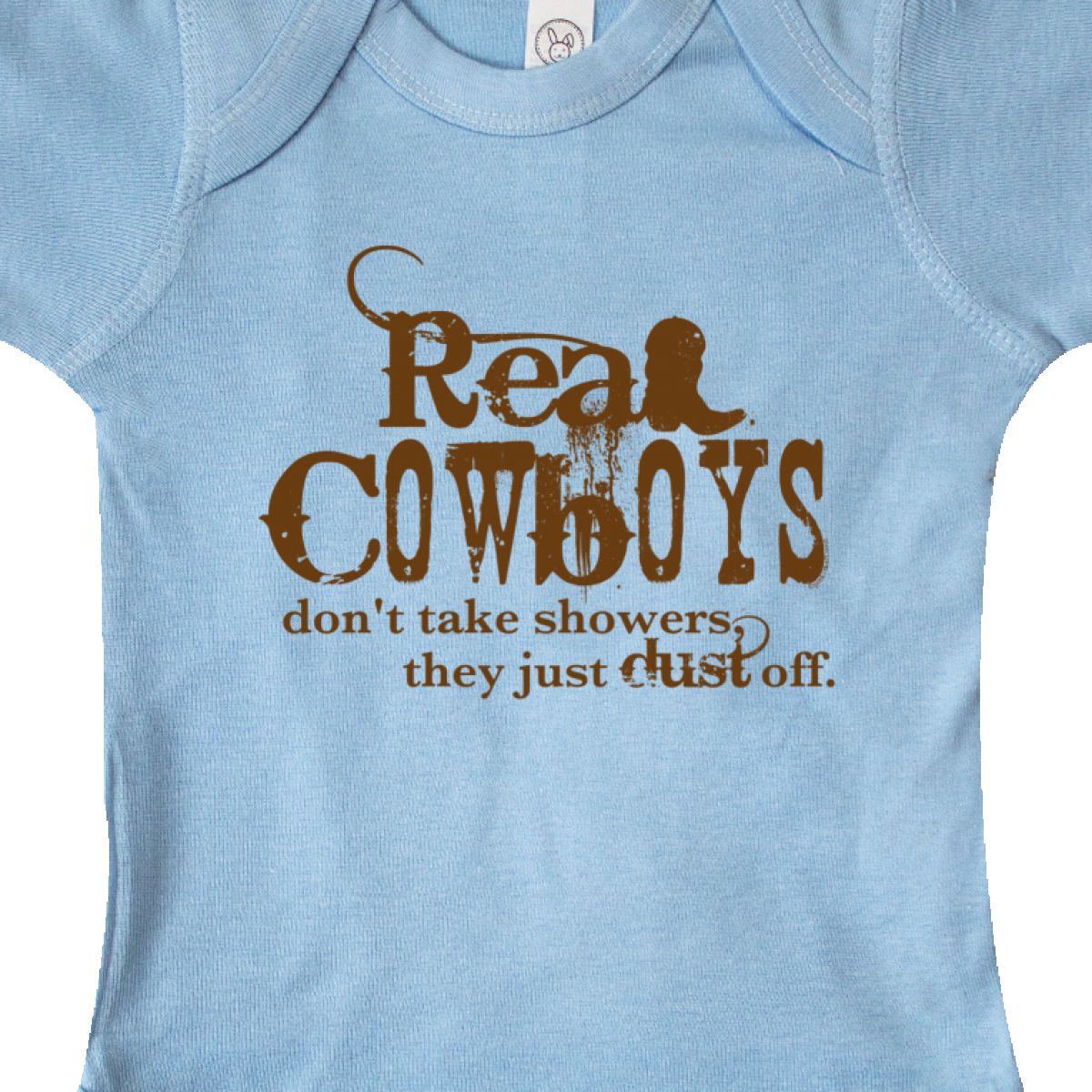 Inktastic Real Cowboys Infant Creeper Cowboy Boots Rodeo Texas Western Wild West