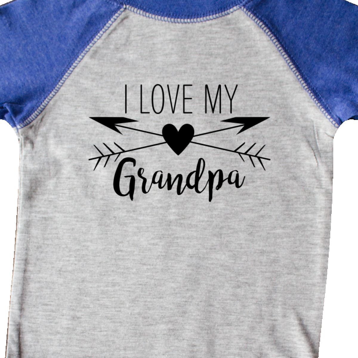 Inktastic I Love My Grandpa Heart And Arrows Infant Creeper Family Arrow