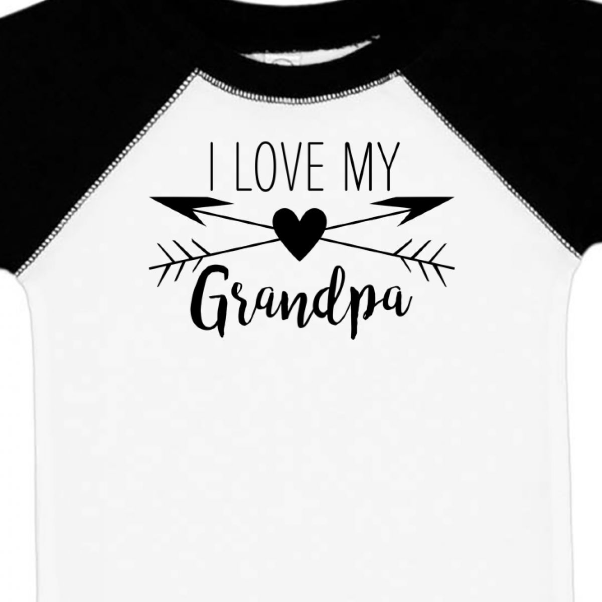 Inktastic I Love My Grandpa Heart And Arrows Infant Creeper Family Arrow