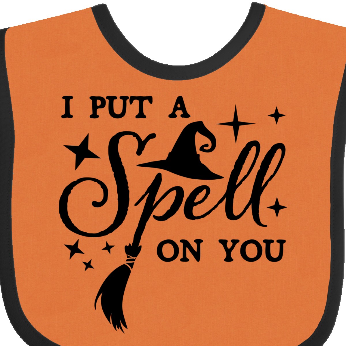 Baby Halloween Magic Baby Bib Adult Hat Broom Sisters Slabbetjes Baby Inktastic Western Style Boy Boots Baby Bib