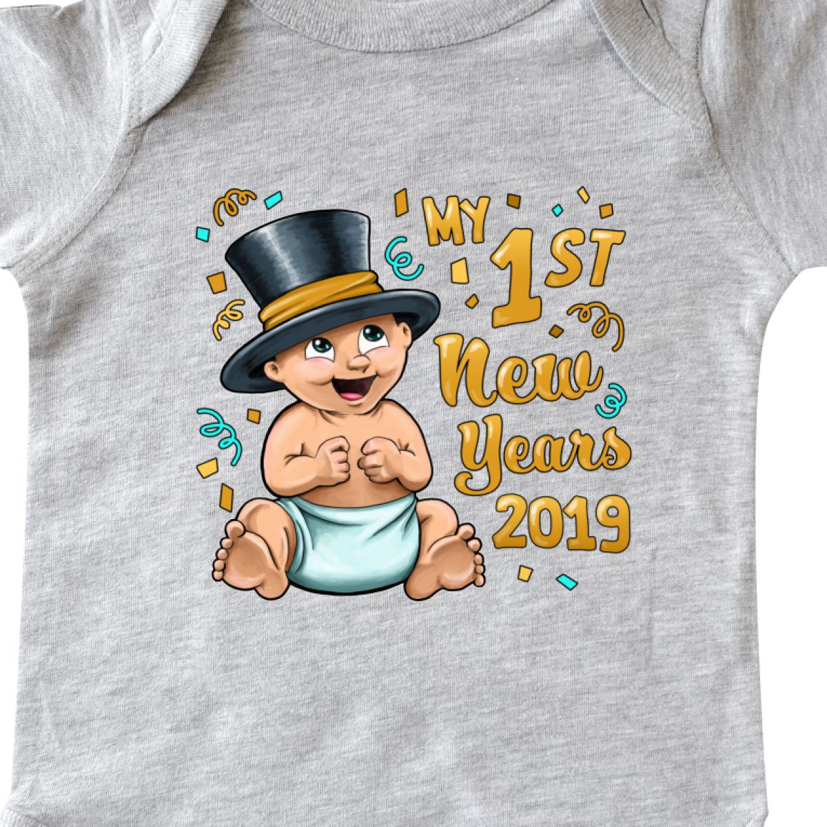 Inktastic My First New Years 2019 Celebrating Baby Infant Creeper Year Day Cute