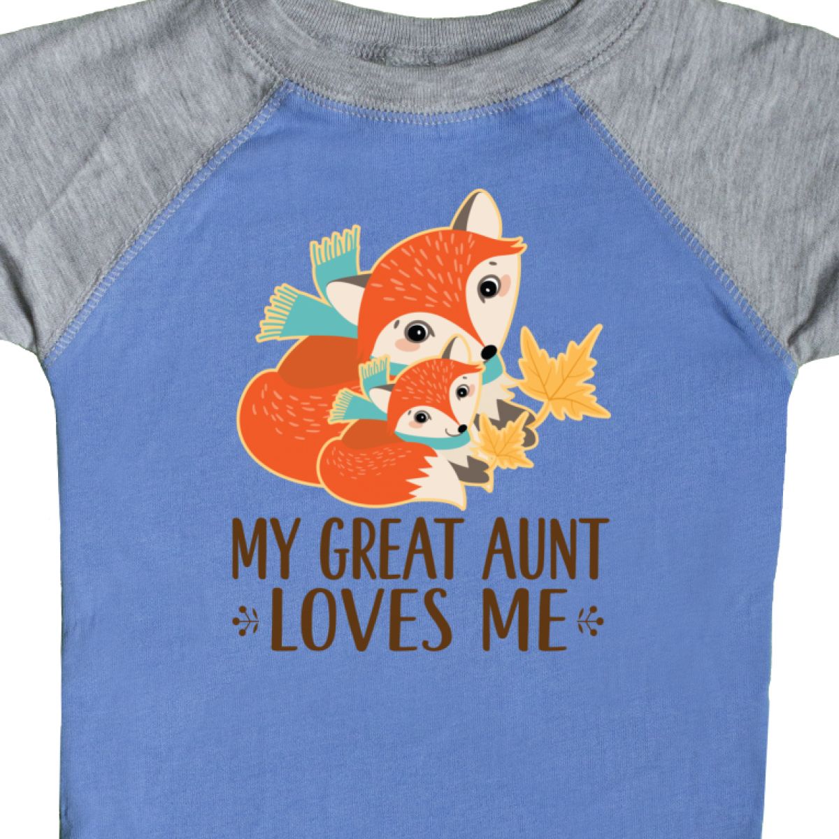 Inktastic My Great Aunt Loves Me Fox Infant Creeper From Cute Childs Present Hws