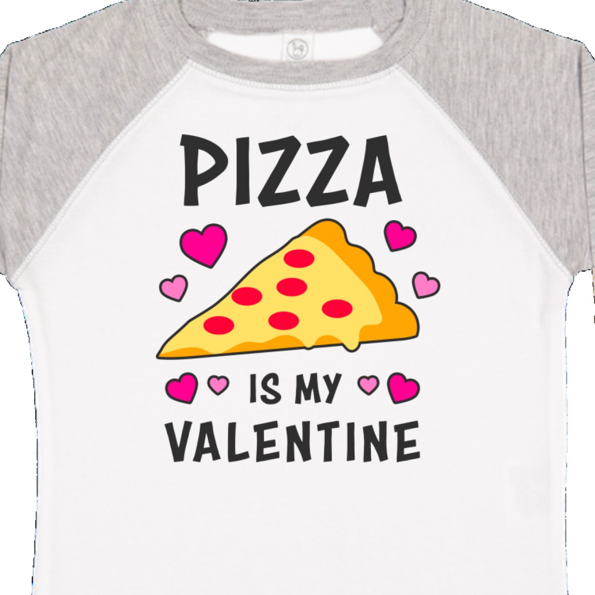 Inktastic Pizza Is My Valentine With Hearts Toddler T-Shirt Valentines Lover Kid