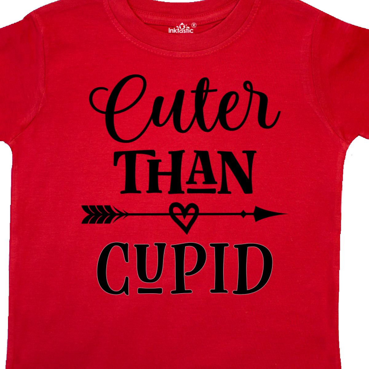 Inktastic Valentines Day Cuter Than Cupid Toddler T-Shirt Valentine Cute Childs