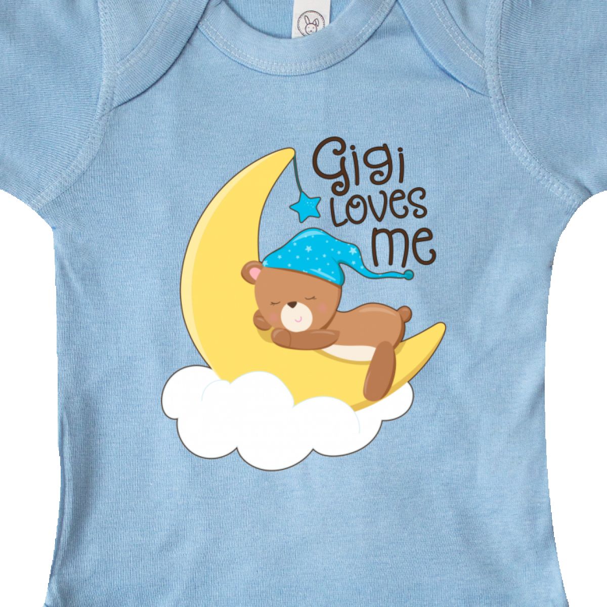 Inktastic Gigi Loves Me Little Bear In Blue Hat Infant Creeper Bears Grandma