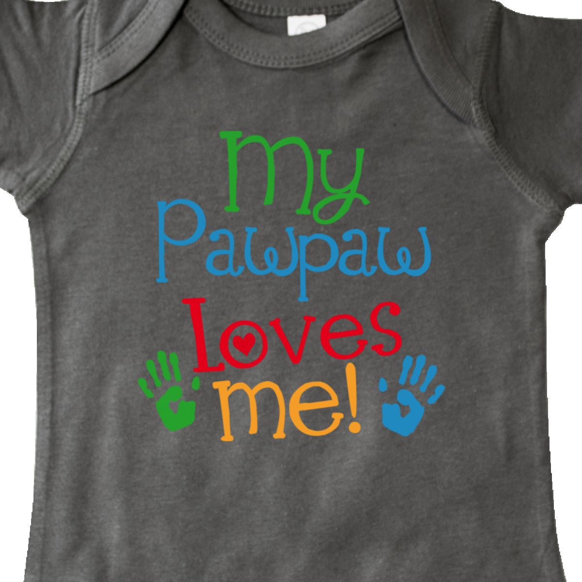 Inktastic My Pawpaw Loves Me Gift Infant Creeper From Grandkids Grandchild Boys
