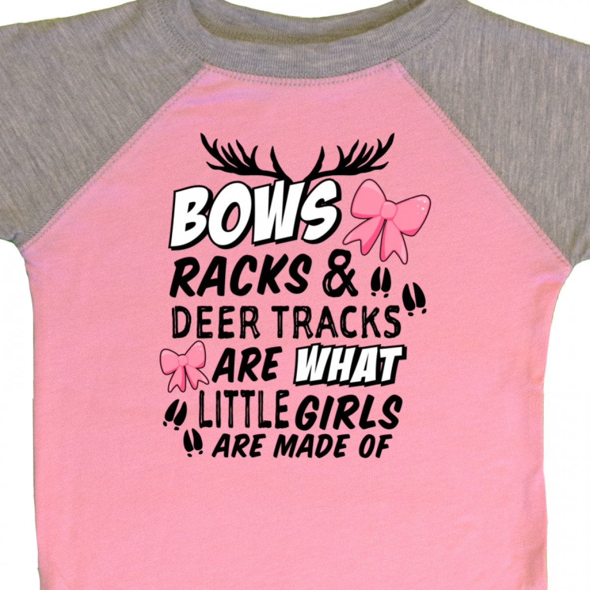 Inktastic Hunting Season Bows Racks /& Deer Tracks Infant Creeper Toddler Girl
