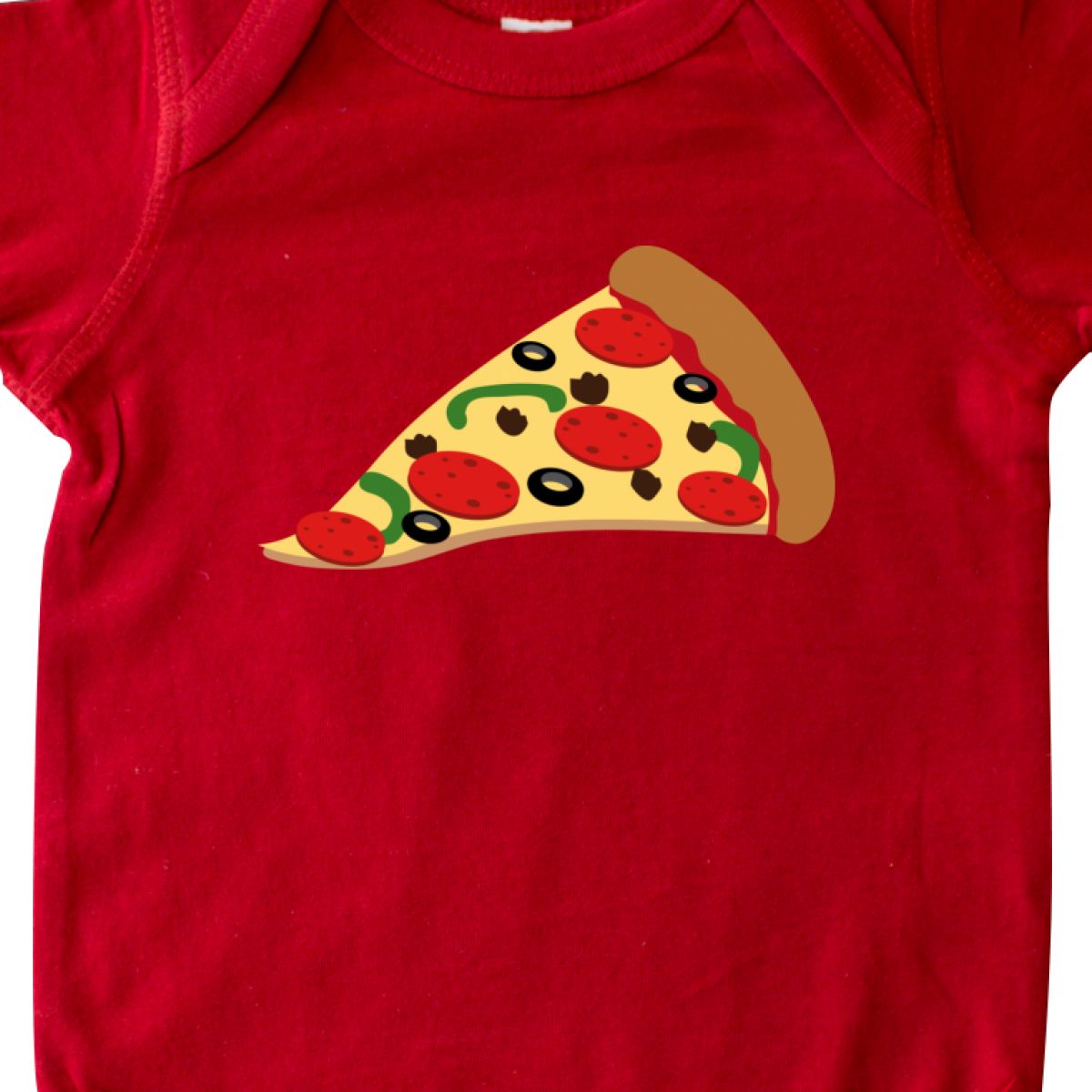 Inktastic Pizza Slice Infant Creeper Pepperoni Food Snack Funny Italian Chef Hws