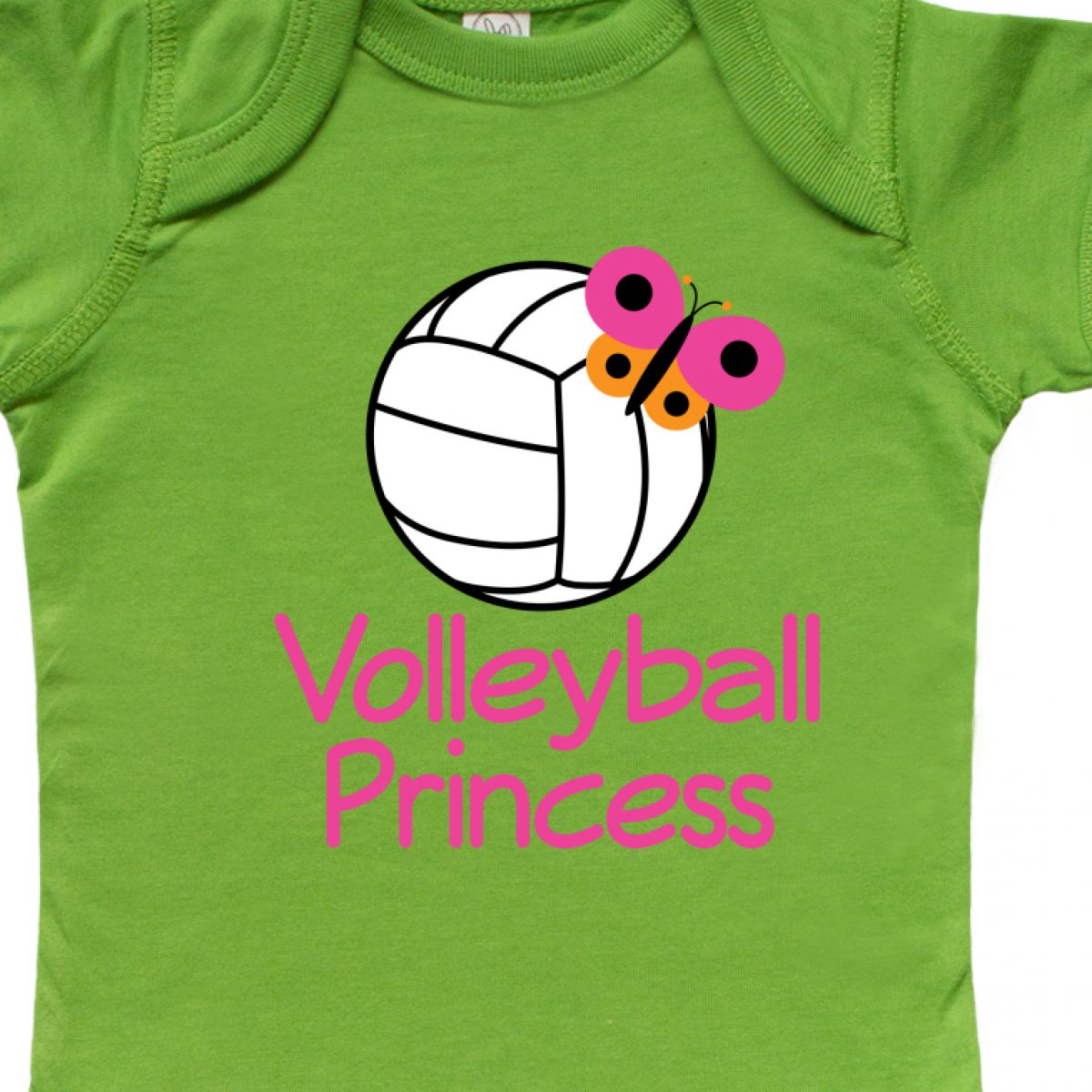 Inktastic Volleyball Butterfly Princess Infant Creeper Girls Womens Sports Hws