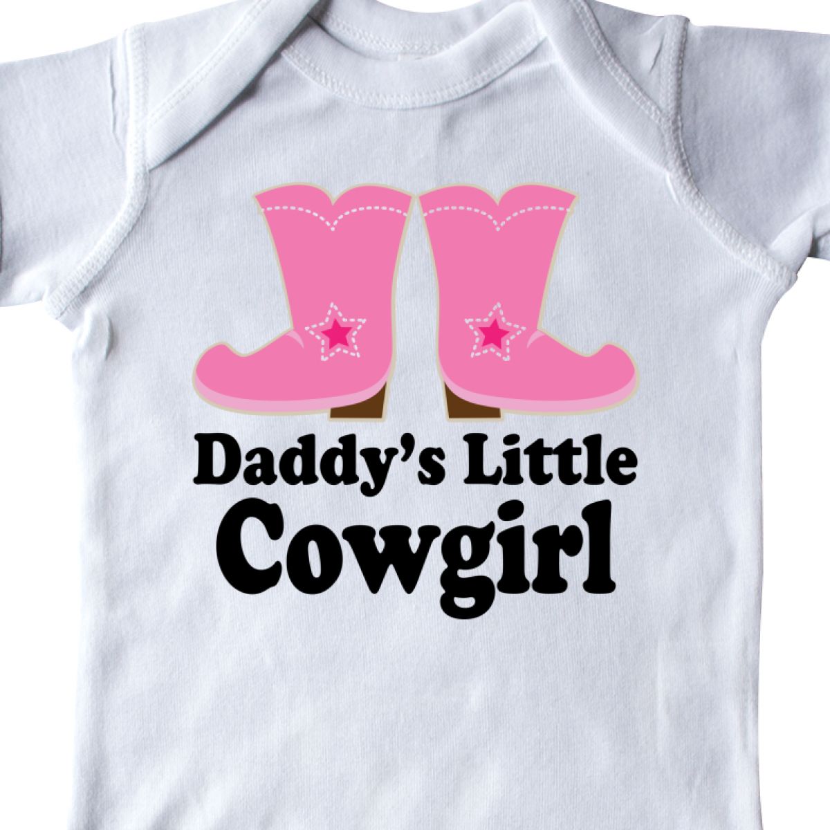 Inktastic Daddy/'s Little Cowgirl Infant Creeper Boots Pink Cowboy Western Cute
