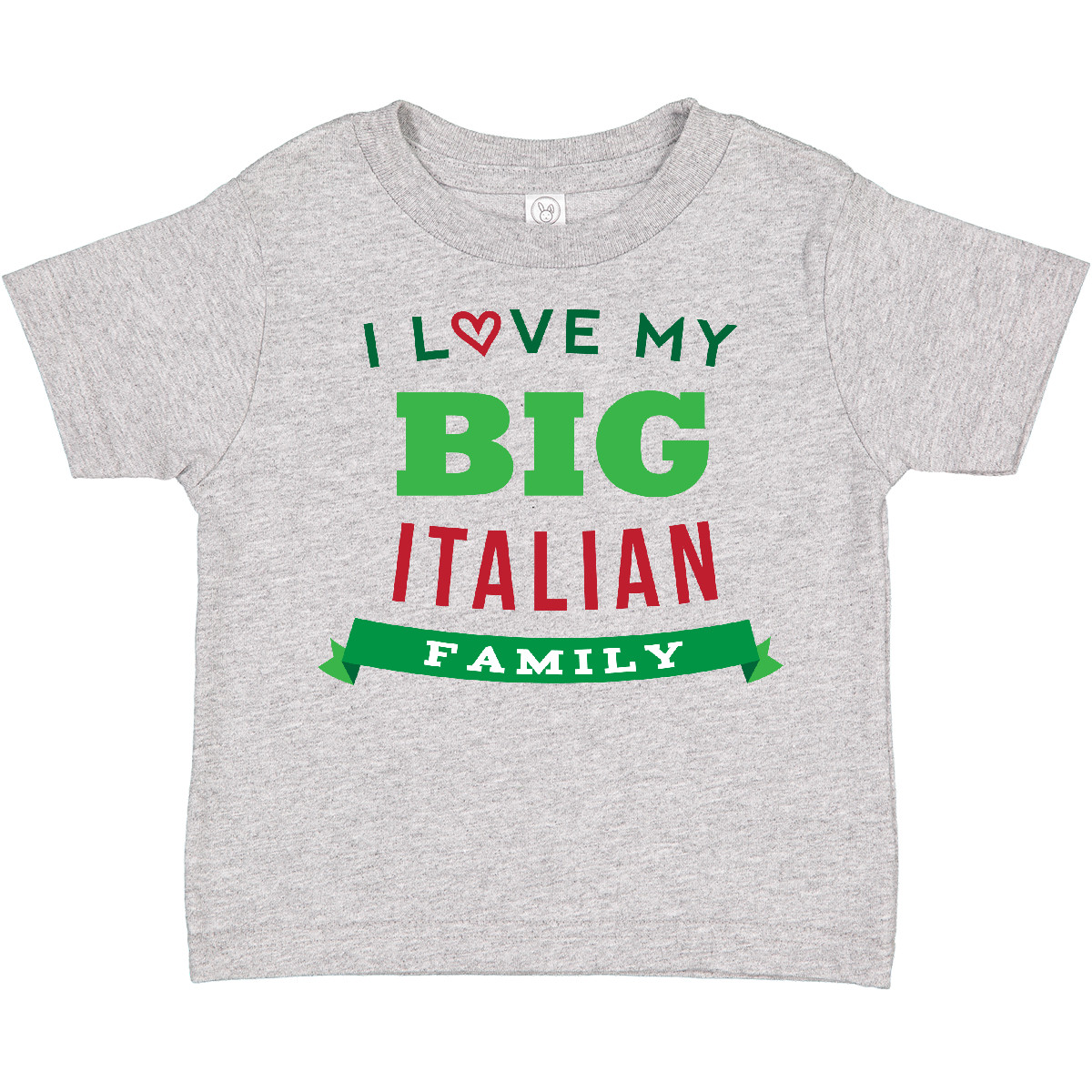 Inktastic Big Italian Family Kleinkind T-Shirt Italien I Love My Pride Genealogie Kind - Bild 3 von 7
