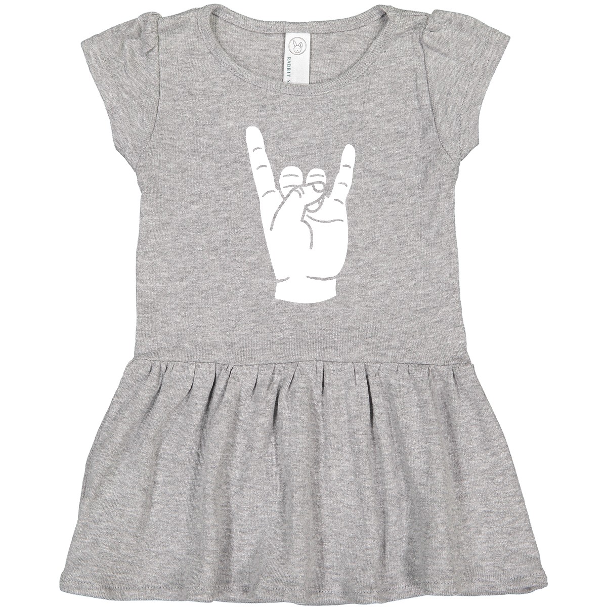 Inktastic Rocker Horns! Toddler Dress Heavy Metal Rock N Roll Punk Music Classic - Bild 2 von 4