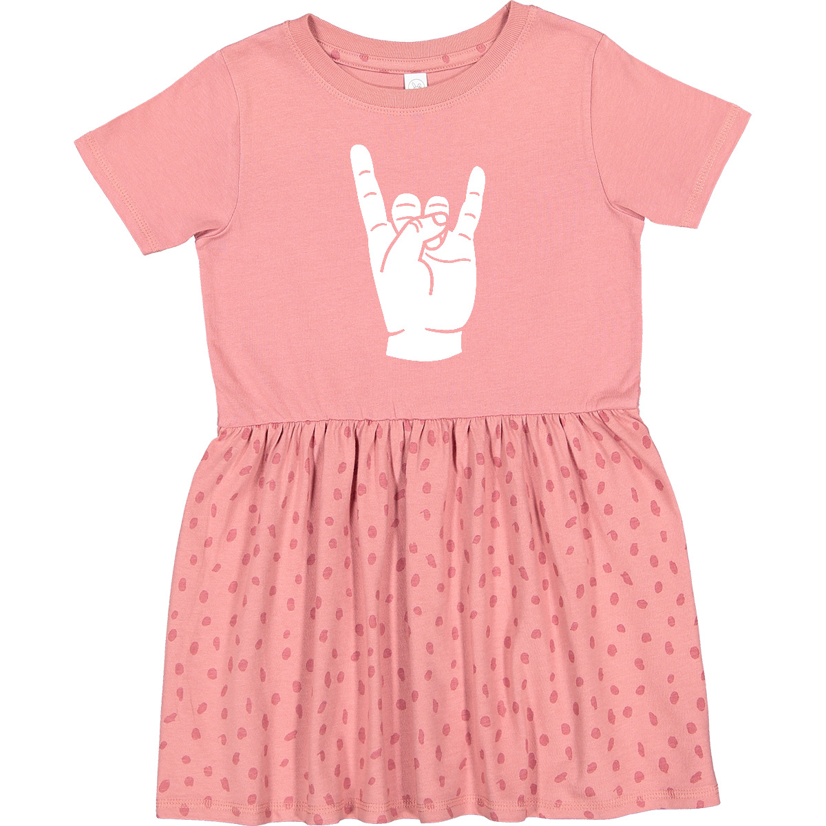 Inktastic Rocker Horns! Toddler Dress Heavy Metal Rock N Roll Punk Music Classic - Bild 3 von 4