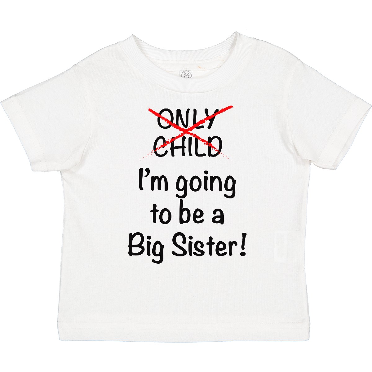 Inktastic I m Going To Be A Big Sister Toddler T Shirt Only Child