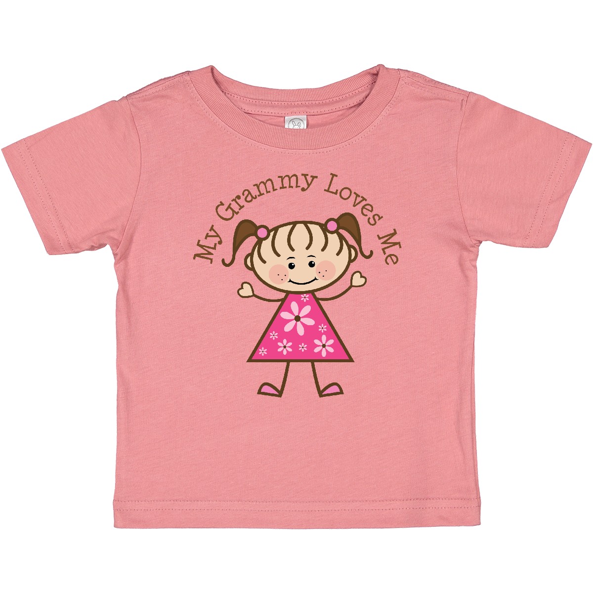 Inktastic My Grammy Loves Me Baby T-Shirt Grandma Granddaughter Grandchild Girls - Picture 2 of 3