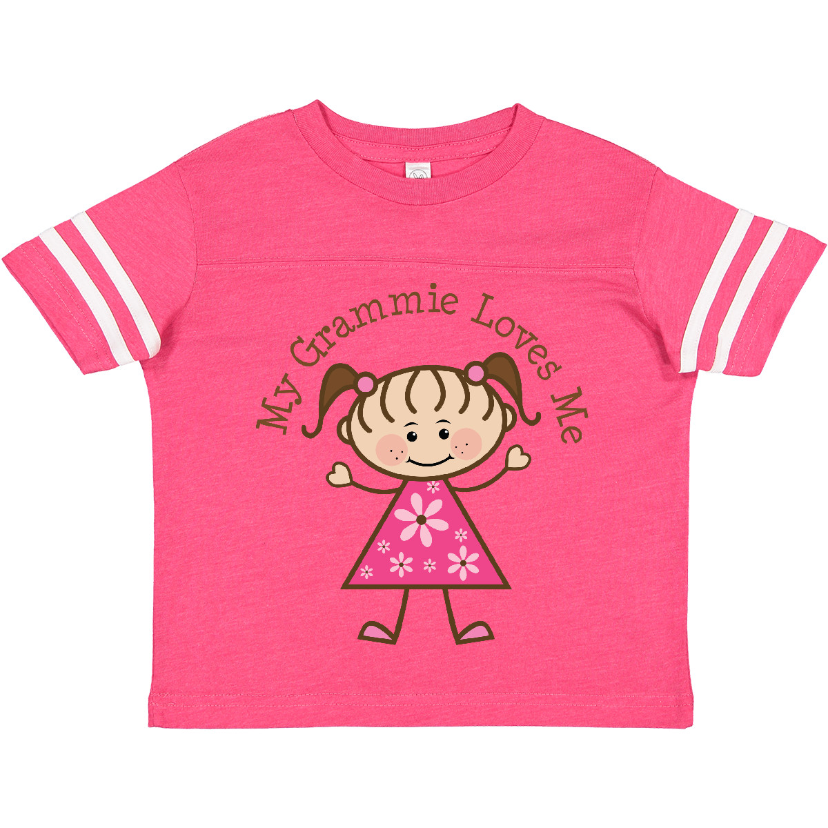 Inktastic My Grammie Loves Me Toddler T-Shirt Grandma Granddaughter Grandchild - Picture 2 of 9