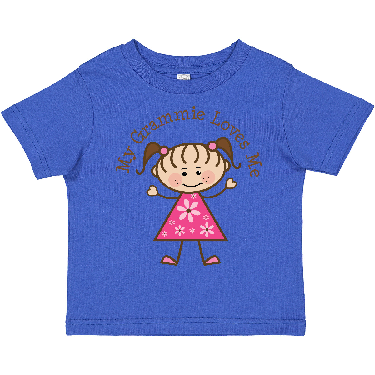 Inktastic My Grammie Loves Me Toddler T-Shirt Grandma Granddaughter Grandchild - Picture 7 of 9