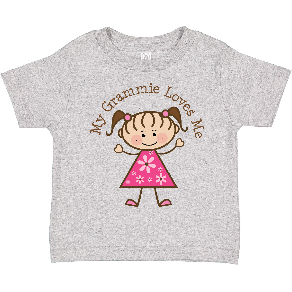 Inktastic My Grammie Loves Me Toddler T-Shirt Grandma Granddaughter Grandchild - Picture 3 of 9