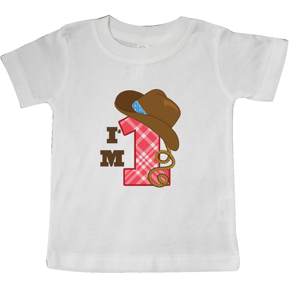 Inktastic Cowboy 1st Birthday Western Baby T Shirt First Kids Babys