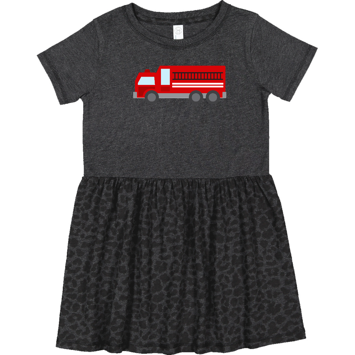 Inktastic Fire Truck (Red) Toddler Dress Firetruck Firefighter Fireman Future - Bild 3 von 4