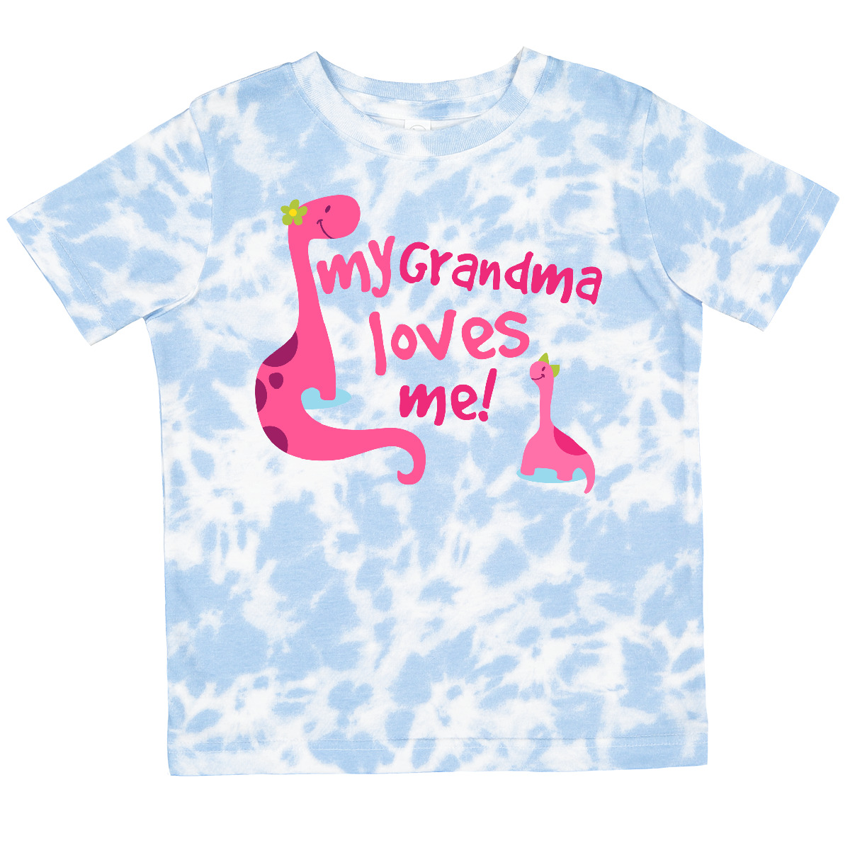 Inktastic My Grandma Loves Me Girls Dinosaur Toddler T-Shirt Grandparents Cute - Picture 10 of 10