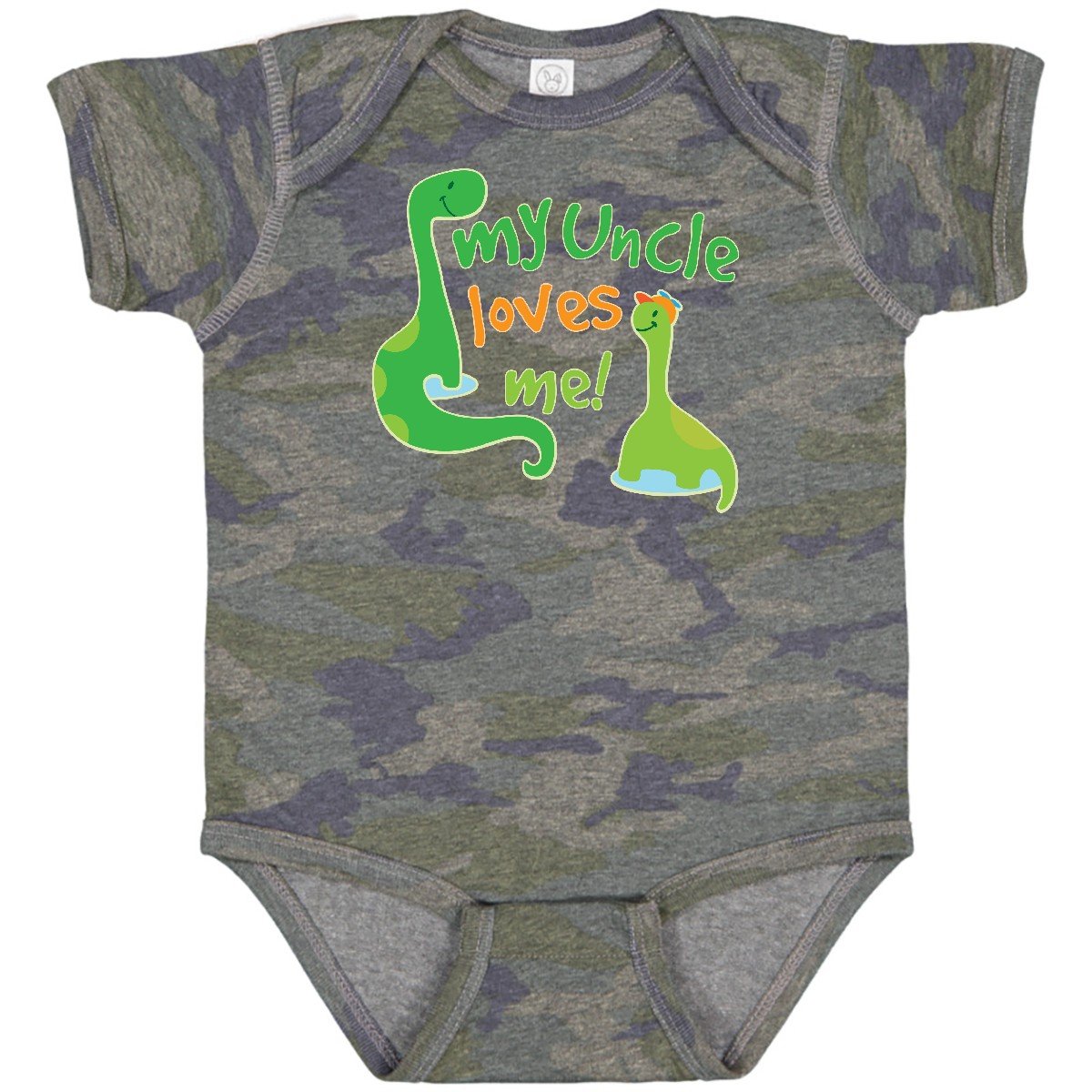 Inktastic My Uncle Loves Me Baby Bodysuit Kids Family One-piece Infant Creeper - Picture 12 of 14