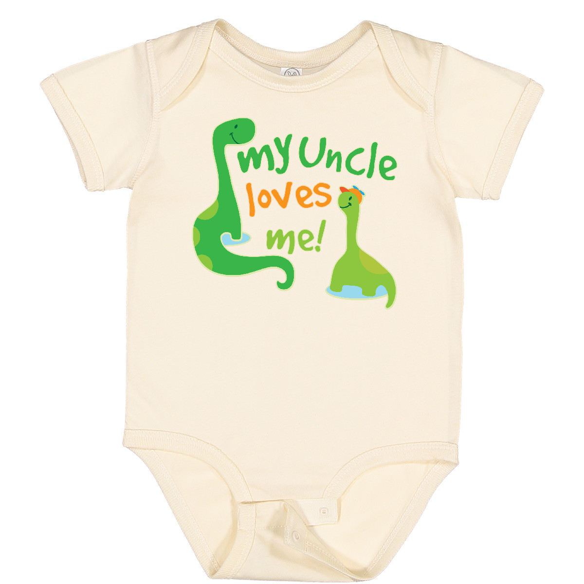 Inktastic My Uncle Loves Me Baby Bodysuit Kids Family One-piece Infant Creeper - Picture 7 of 14