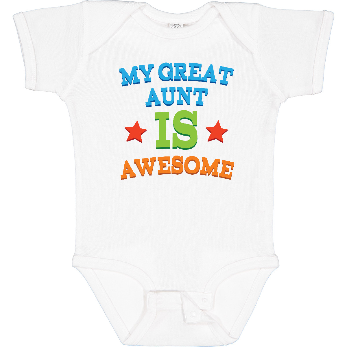 Inktastic My Great Aunt Is Awesome Baby Bodysuit Niece Nephew Grand Cute Kids - Picture 8 of 8