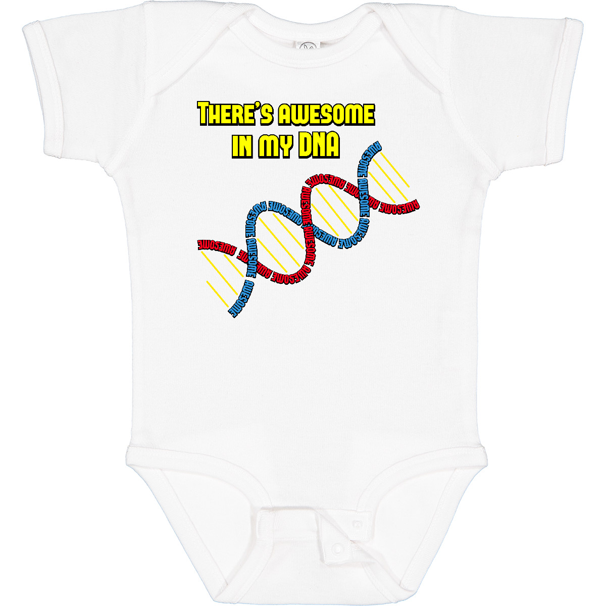 Inktastic Awesome DNA Baby Bodysuit Genetic Genes Science Funny Chemistry Infant - Picture 27 of 28