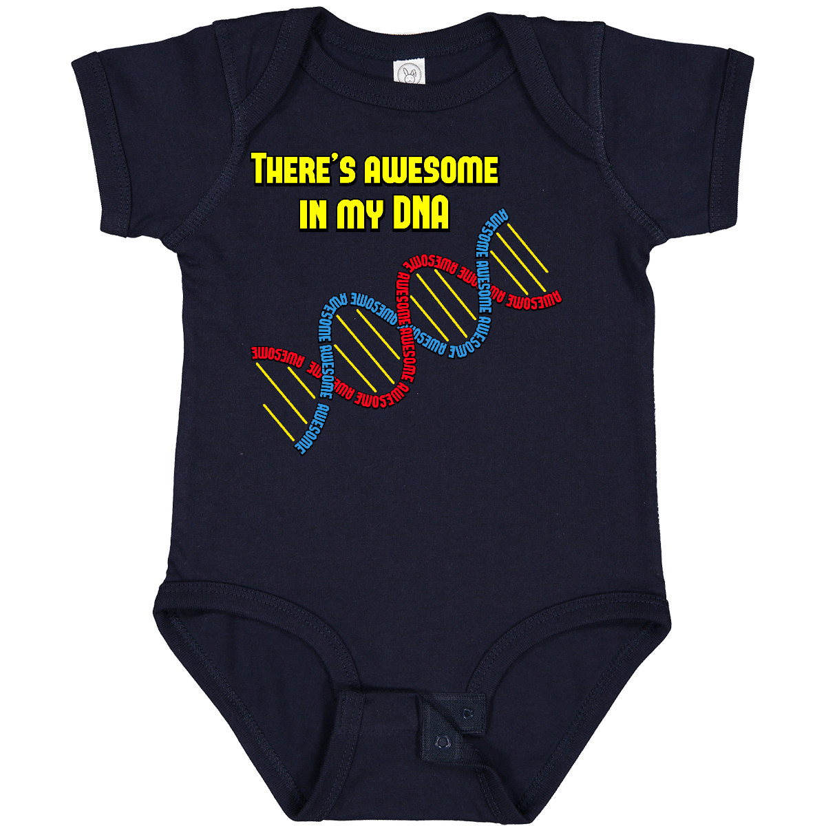 Inktastic Awesome DNA Baby Bodysuit Genetic Genes Science Funny Chemistry Infant - Picture 18 of 28