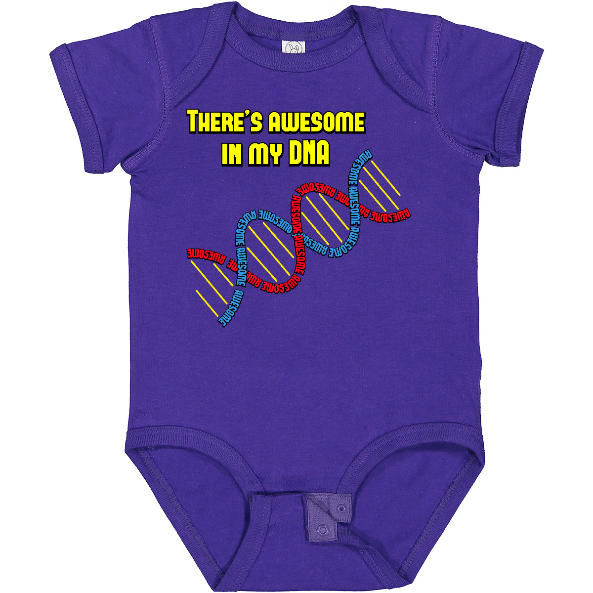Inktastic Awesome DNA Baby Bodysuit Genetic Genes Science Funny Chemistry Infant - Picture 19 of 28